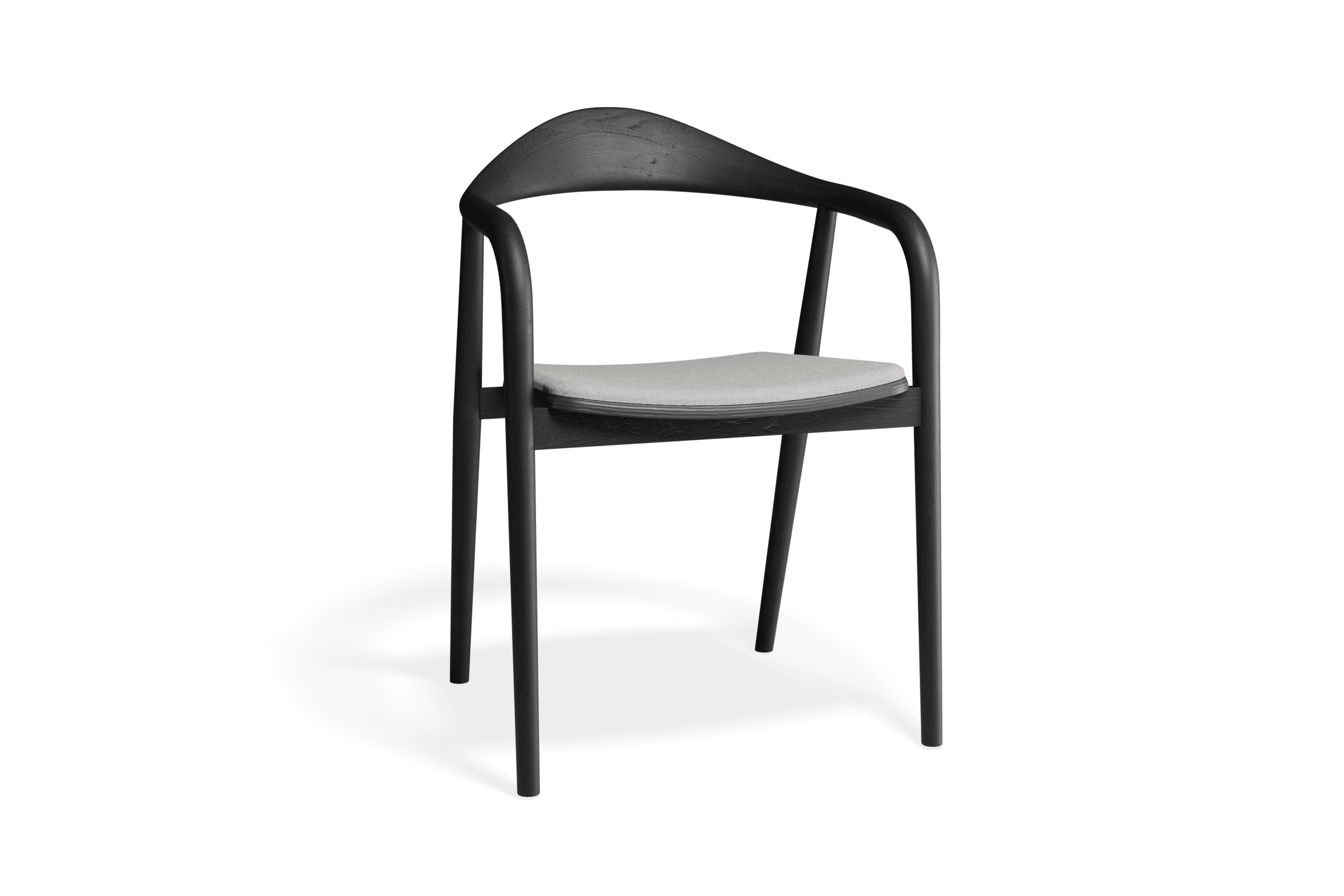 Arki Armchair - Black Ash with Pad