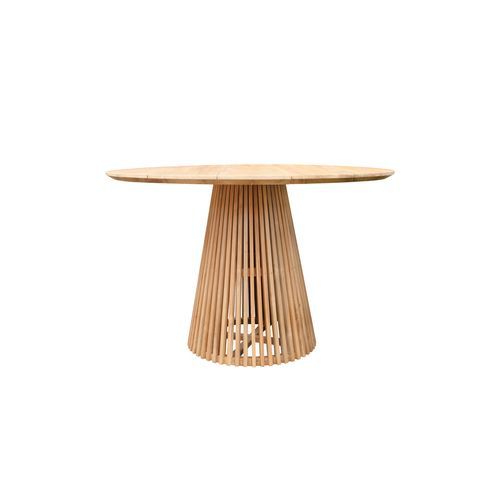 Carter Teak Round Outdoor Dining Table