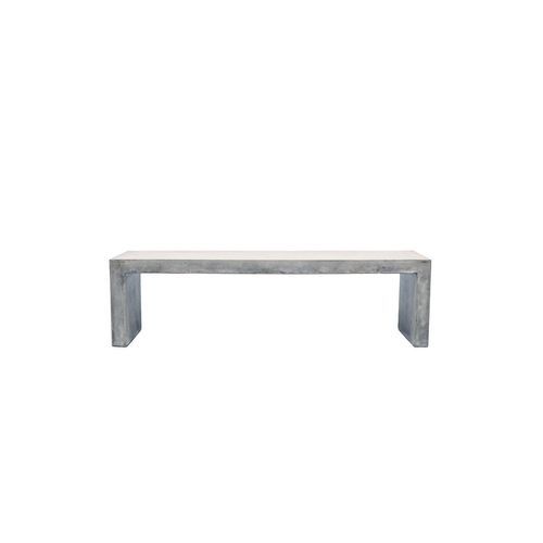 Palma Outdoor Concrete Bench Grey - 160cm