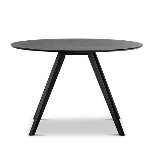 Milari Round Dining Table | Black Oak
