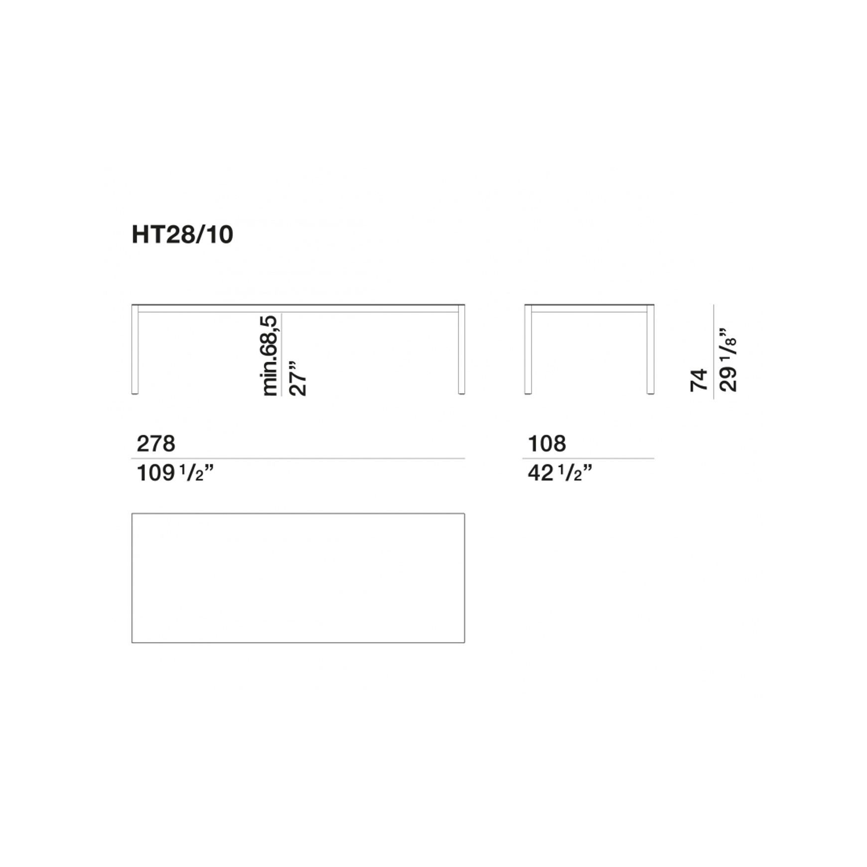Half A Square Dining Table by Molteni&C