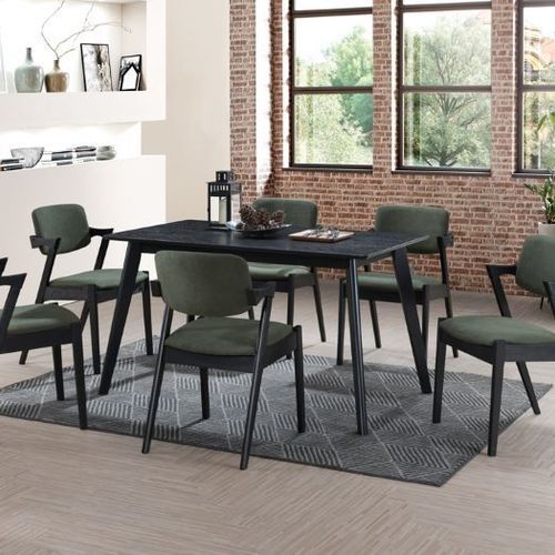 Cannes Hardwood Dining Table | Black