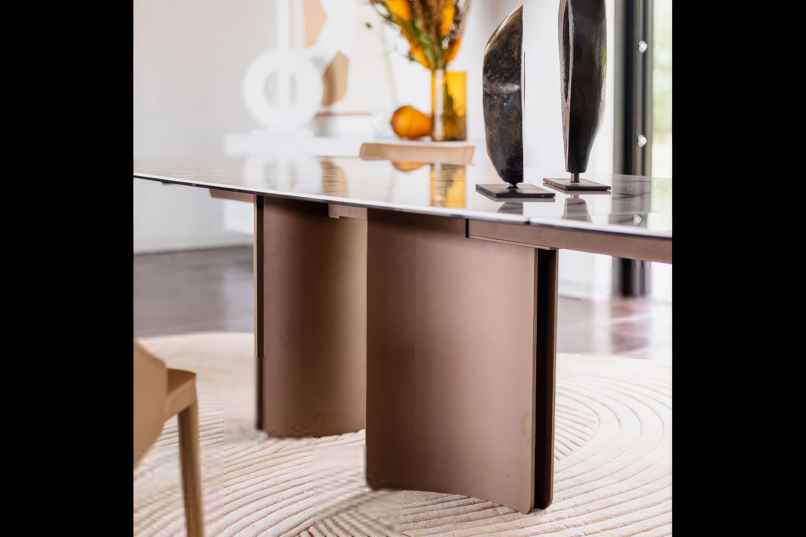 Deltalis Oval Dining Table with Extensions