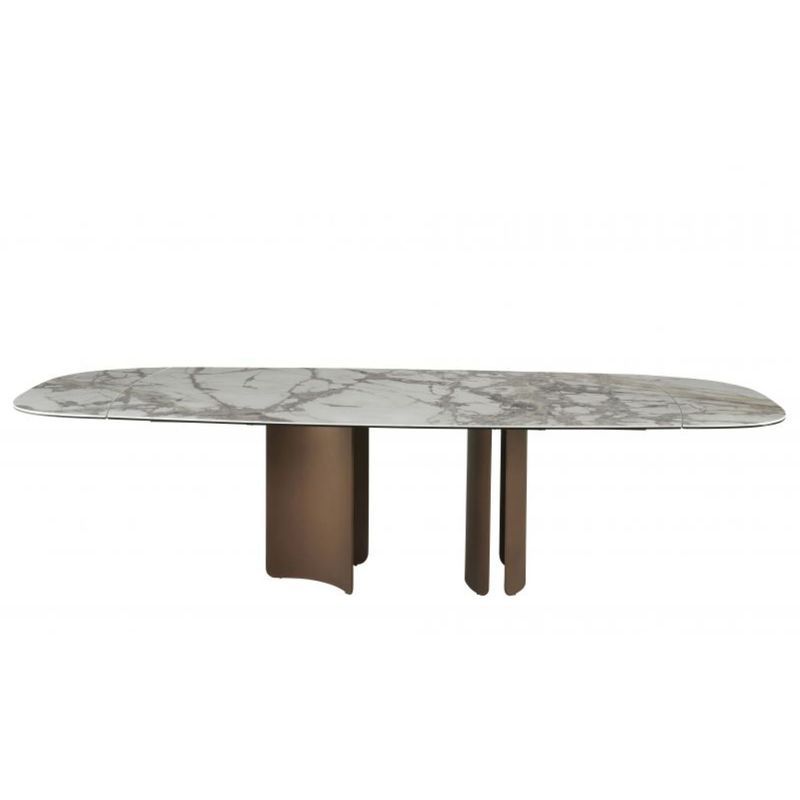 Deltalis Oval Dining Table with Extensions