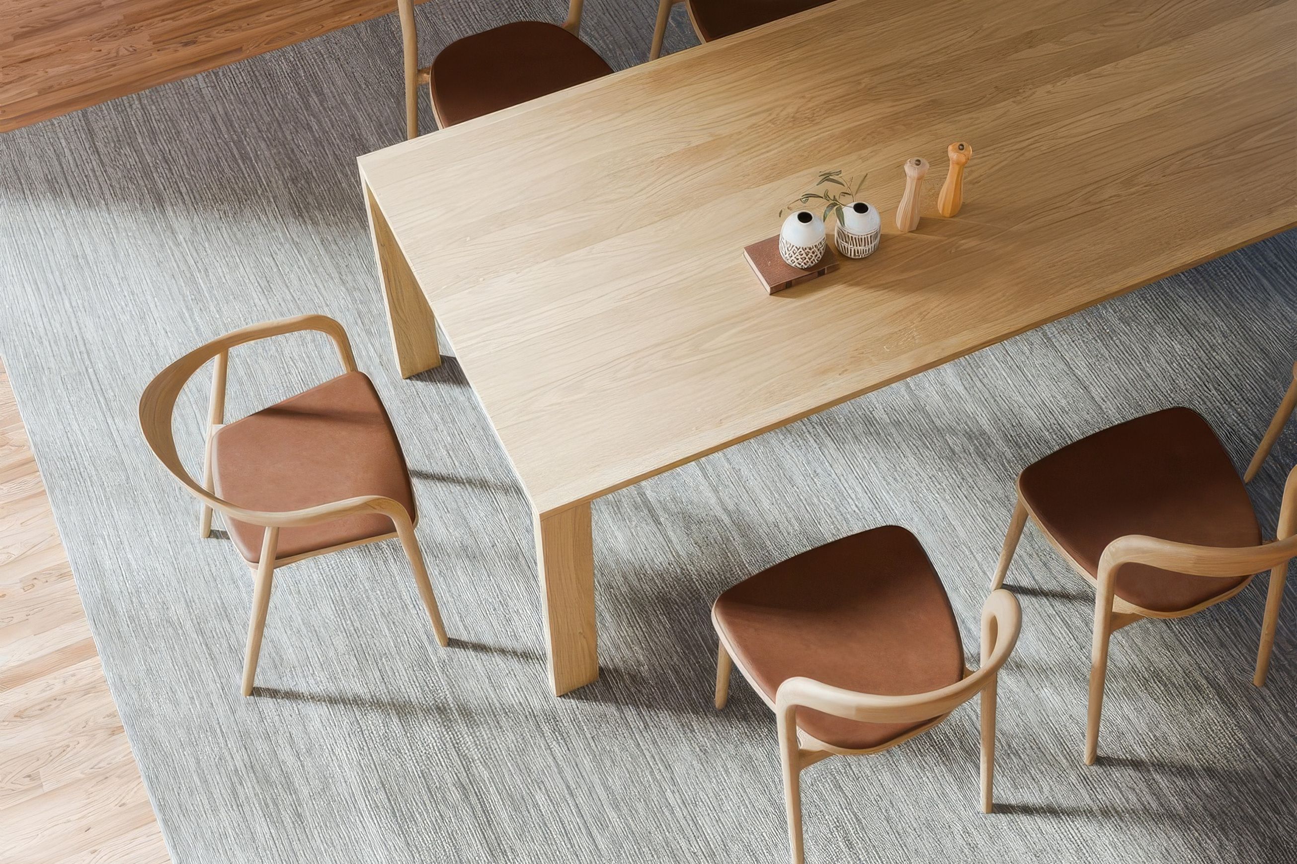 Pier Dining Table - Solid Oak