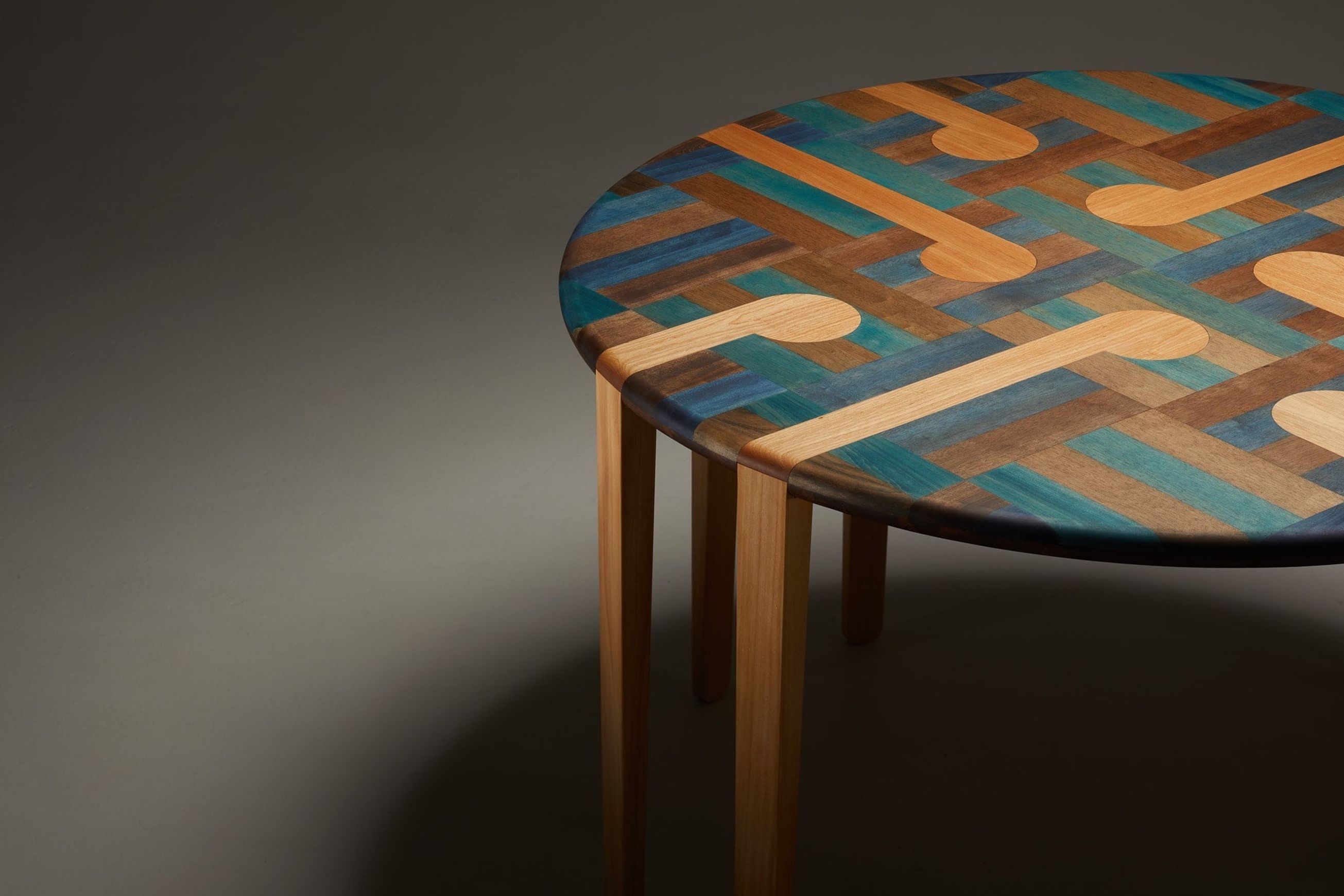 LETSWEAVE Dining Table — Reclaimed Kauri & Rimu
