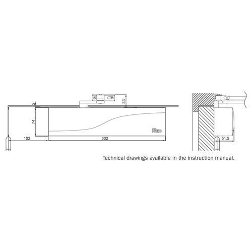IS310 Hydraulic Door Closer 