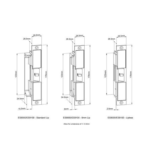 Lockwood ES9000 Pre-Load Electric Strike