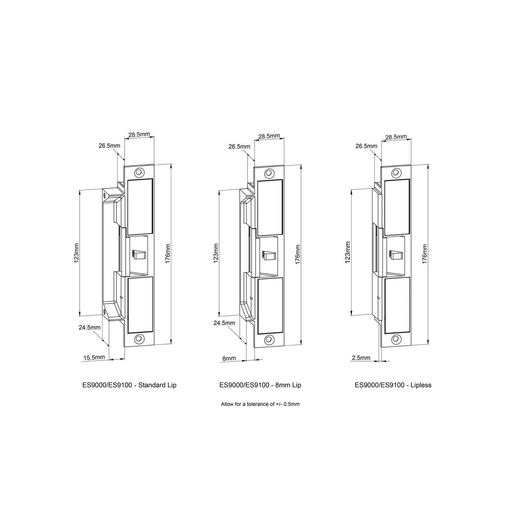 Lockwood ES9000 Pre-Load Electric Strike