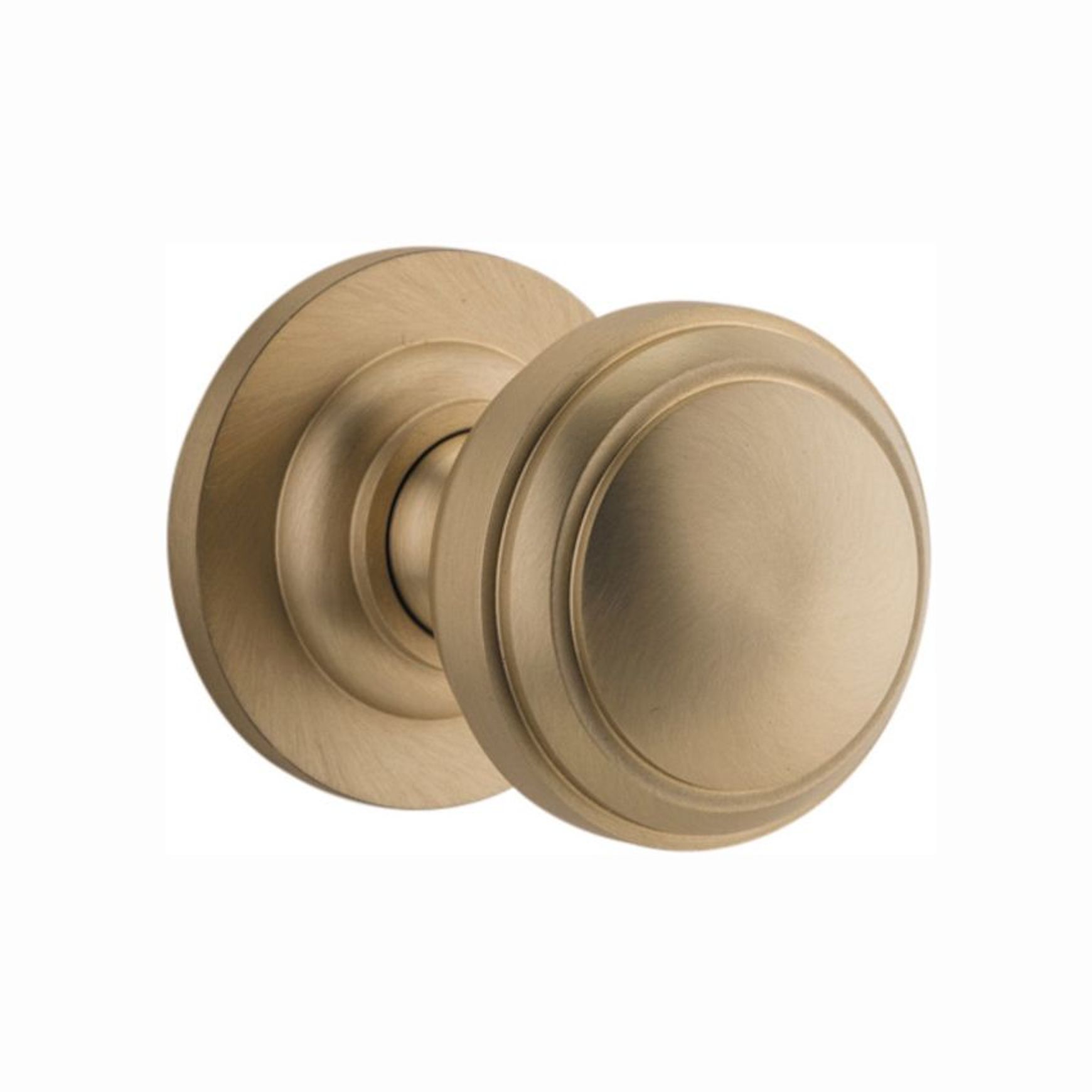 Iver Paddington Door Knob on Round Rose Passage