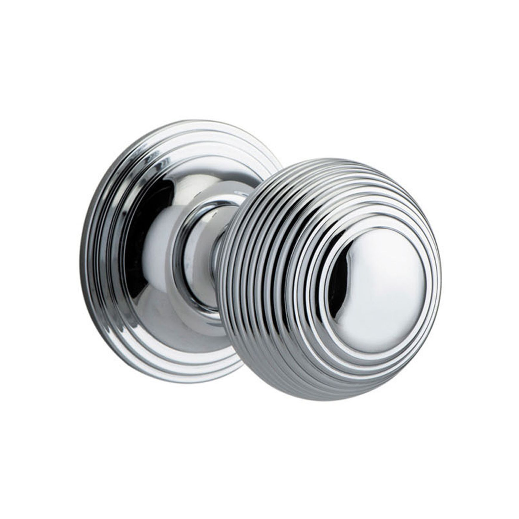 Iver Guildford Door Knob on Round Rose