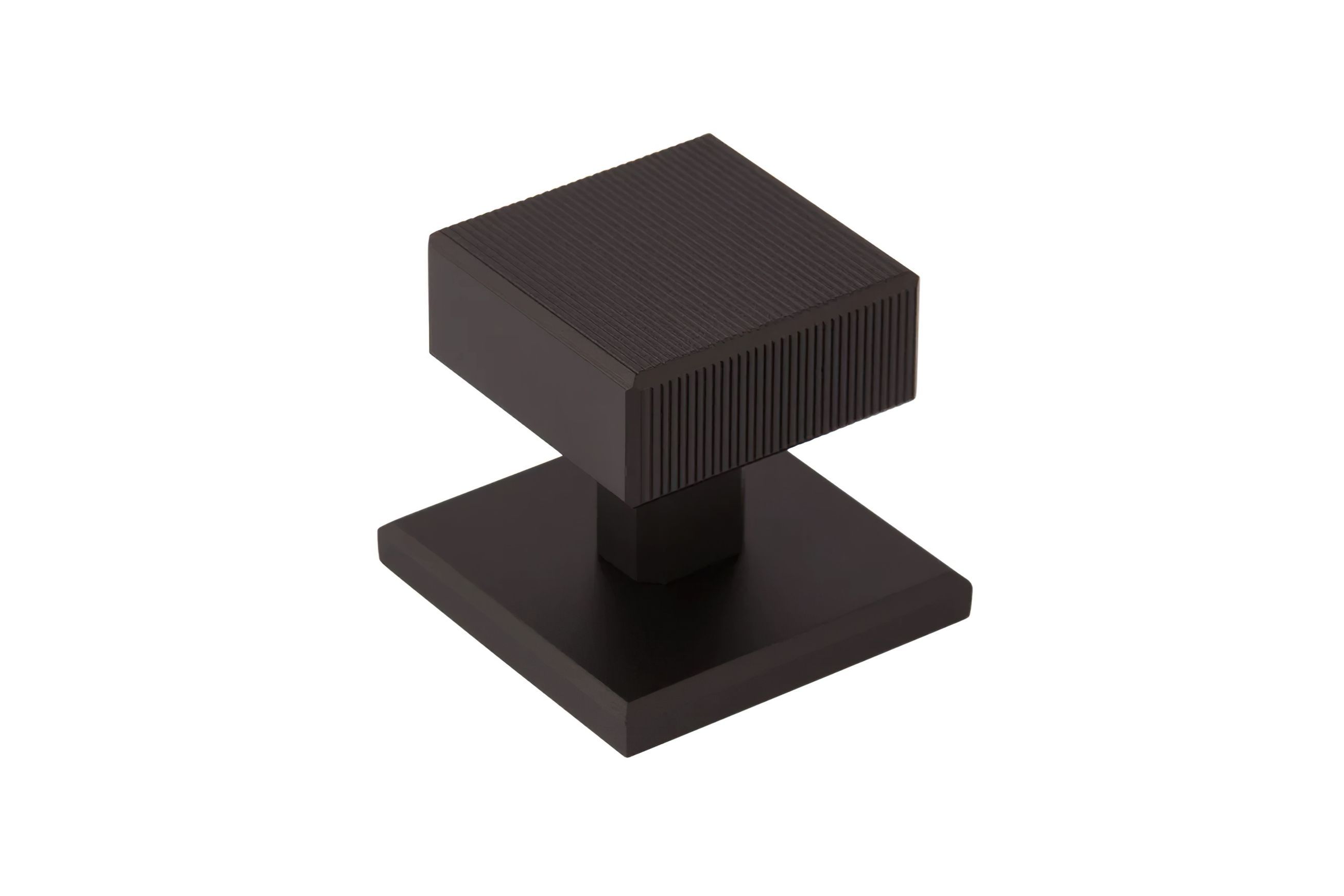 Armac Martin - Digbeth Square Cabinet Knob with Plate