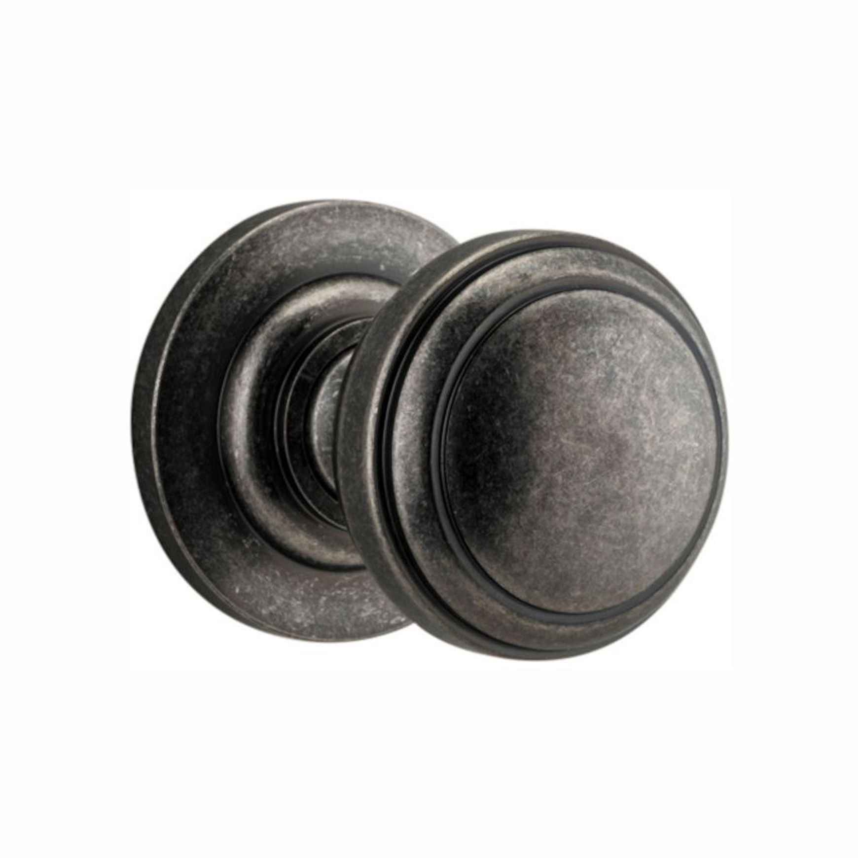 Iver Paddington Door Knob on Round Rose Passage