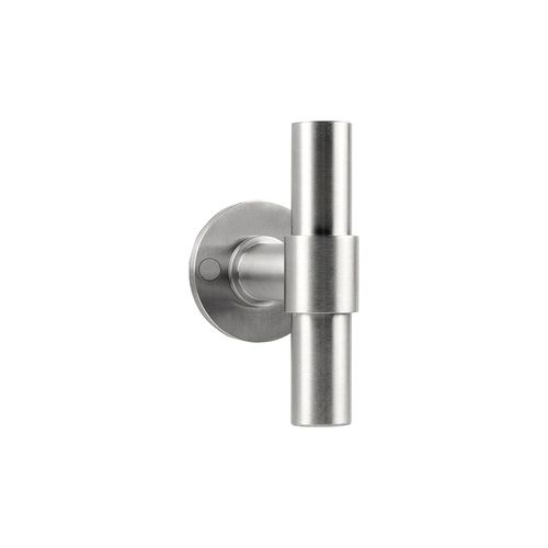 Formani - ONE - Solid Front Door Knob Fixed on Rose