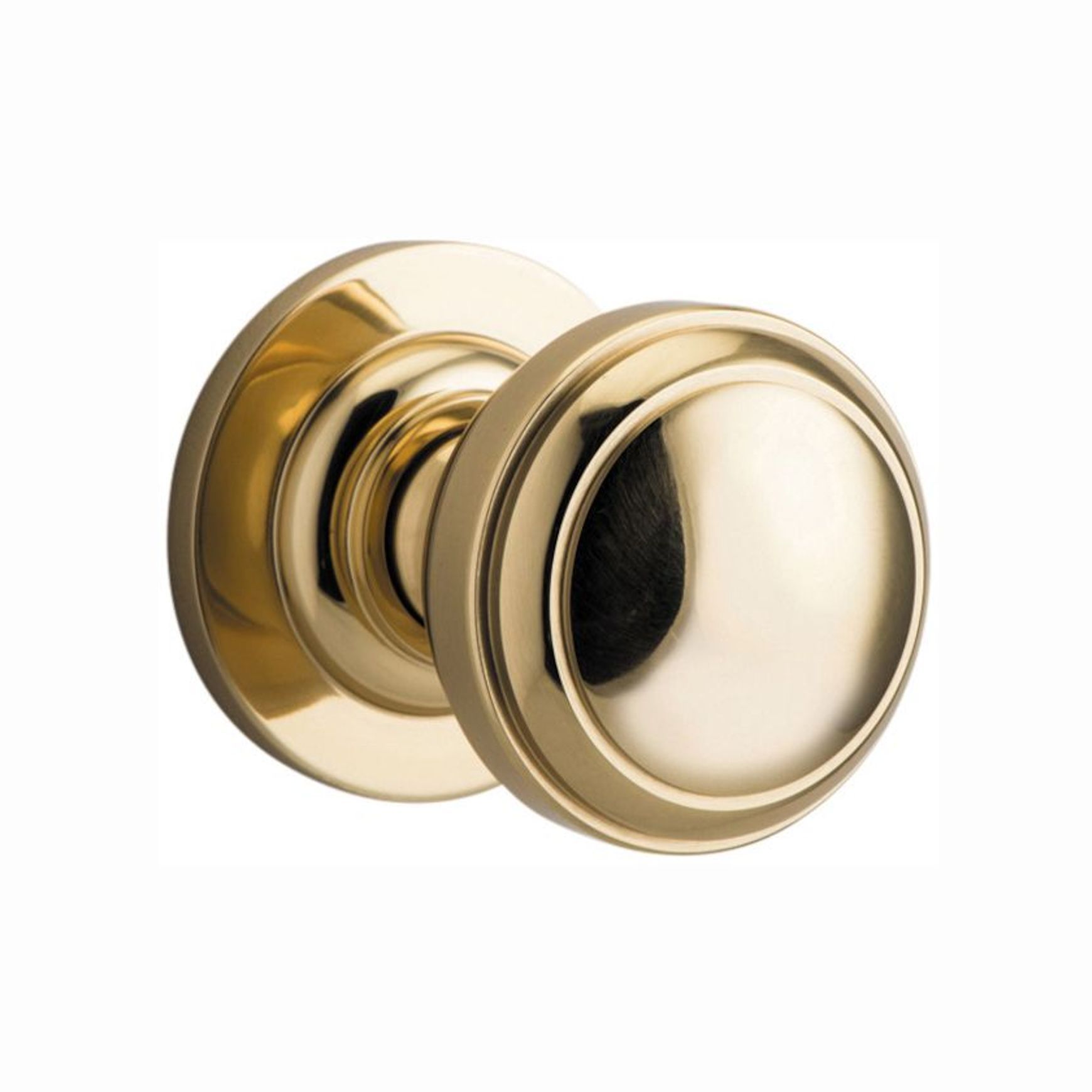 Iver Paddington Door Knob on Round Rose Passage