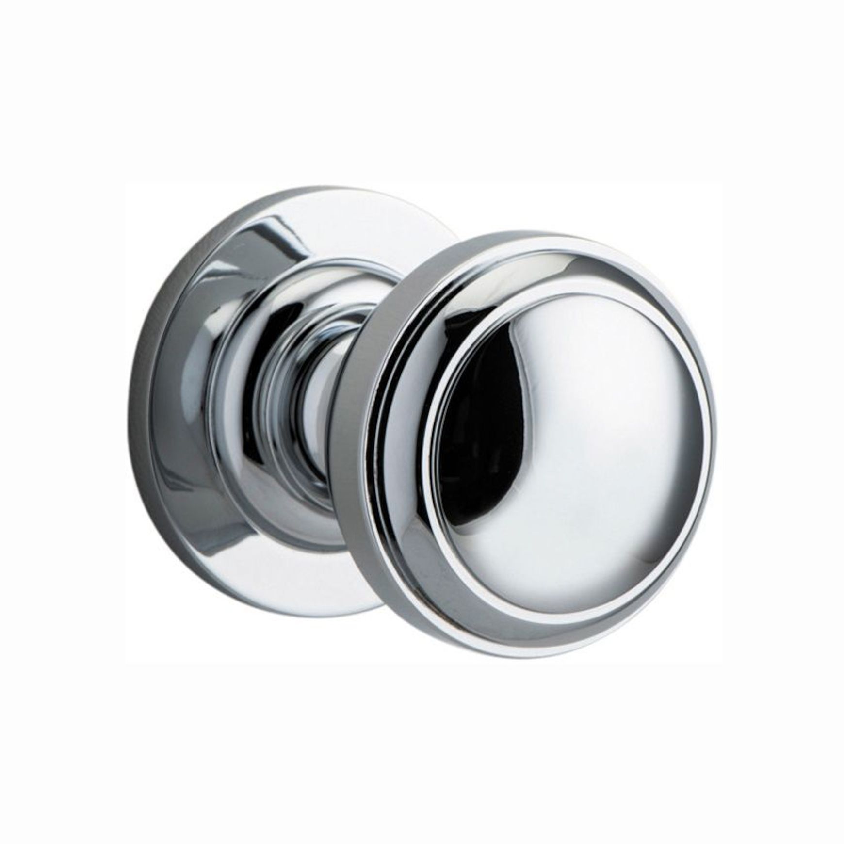 Iver Paddington Door Knob on Round Rose Passage