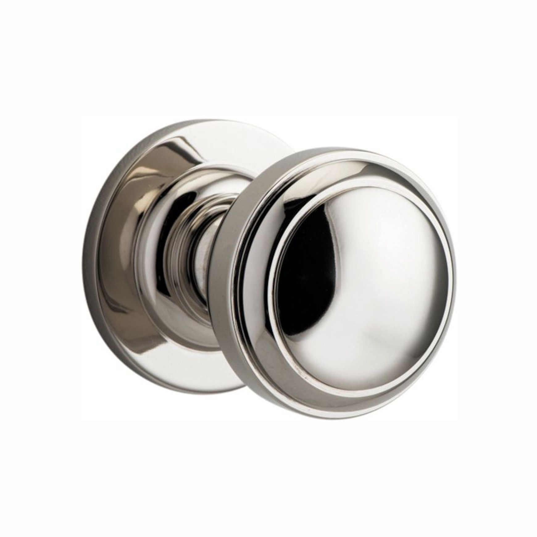 Iver Paddington Door Knob on Round Rose Passage