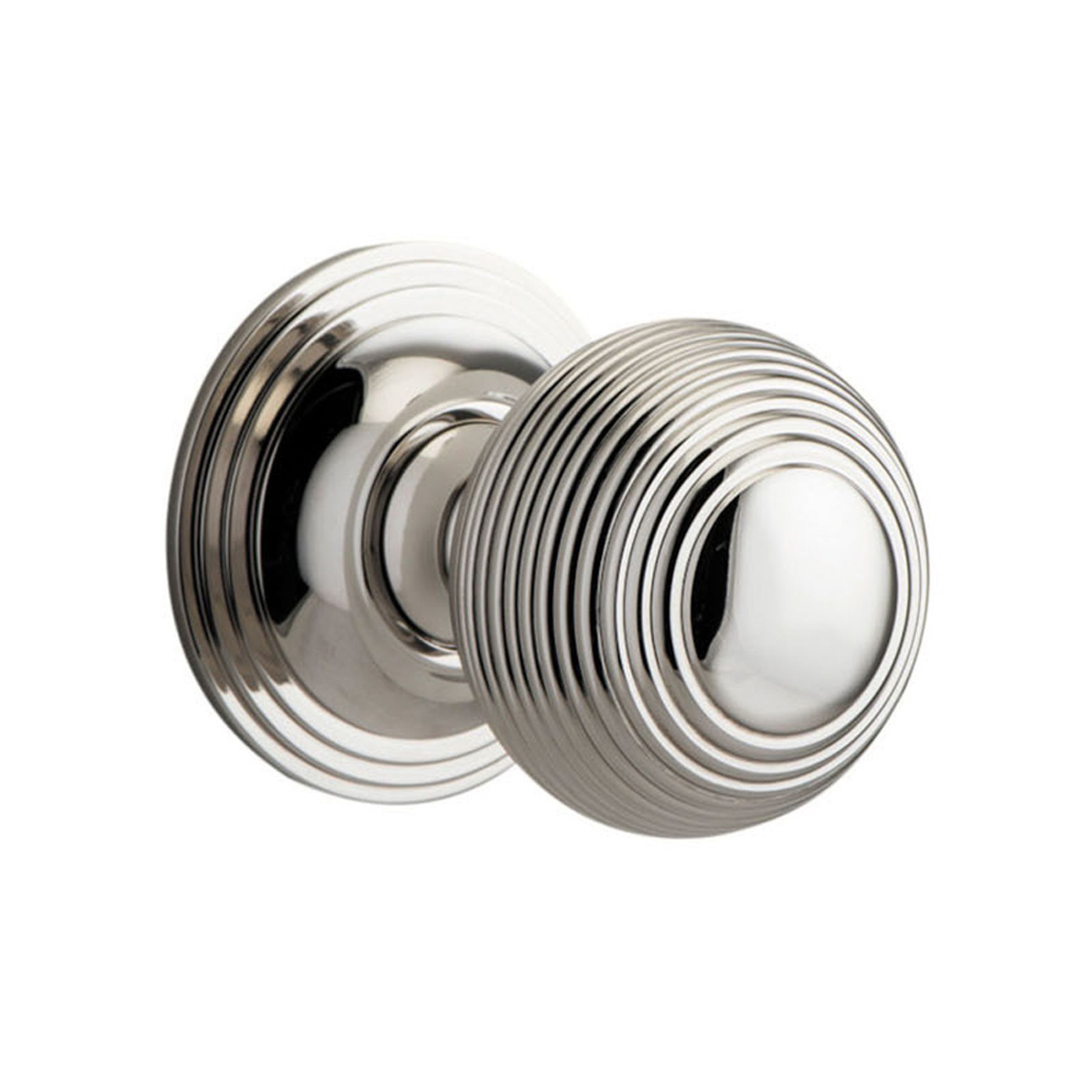 Iver Guildford Door Knob on Round Rose