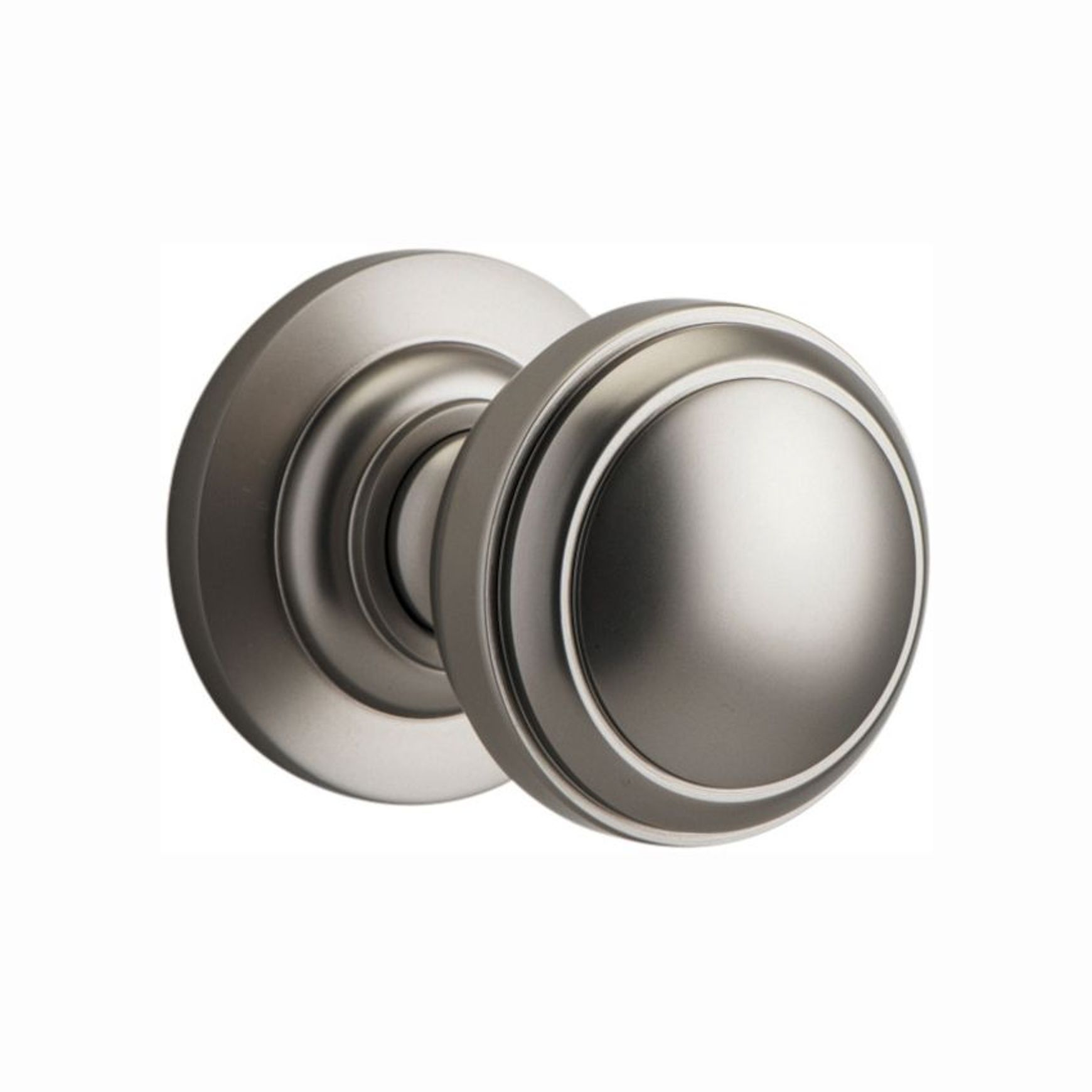 Iver Paddington Door Knob on Round Rose Passage