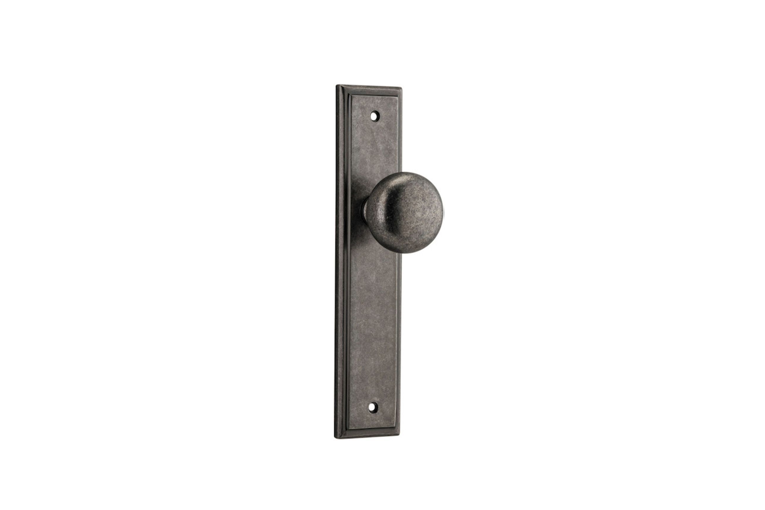 Cambridge Door Knob Stepped Backplate
