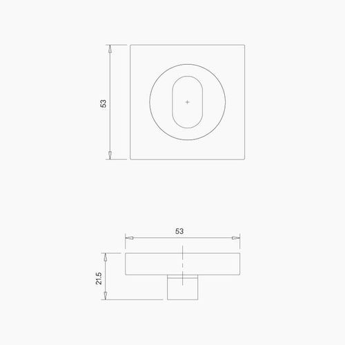 Square Turn Snib B1003MBLK