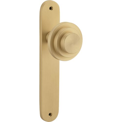 Zzzigurat Door Knob on Oval Backplate