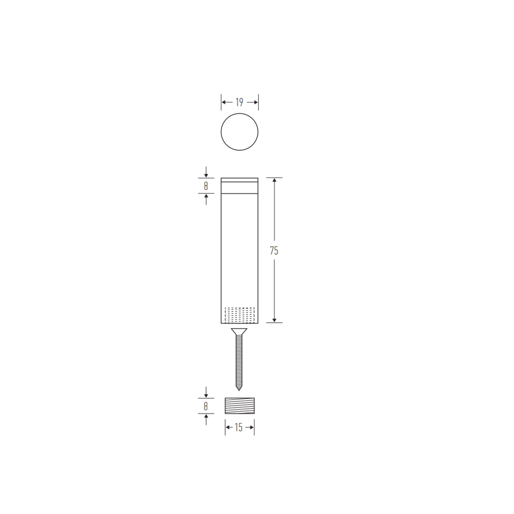HB735 Wall Mounted Doorstop