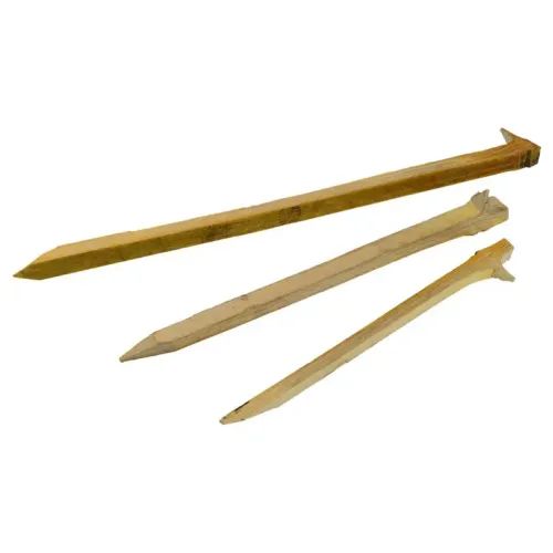 Natural Timber Weed Mat Pegs