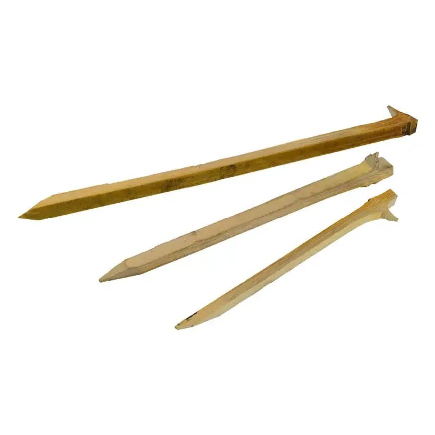 Natural Timber Weed Mat Pegs