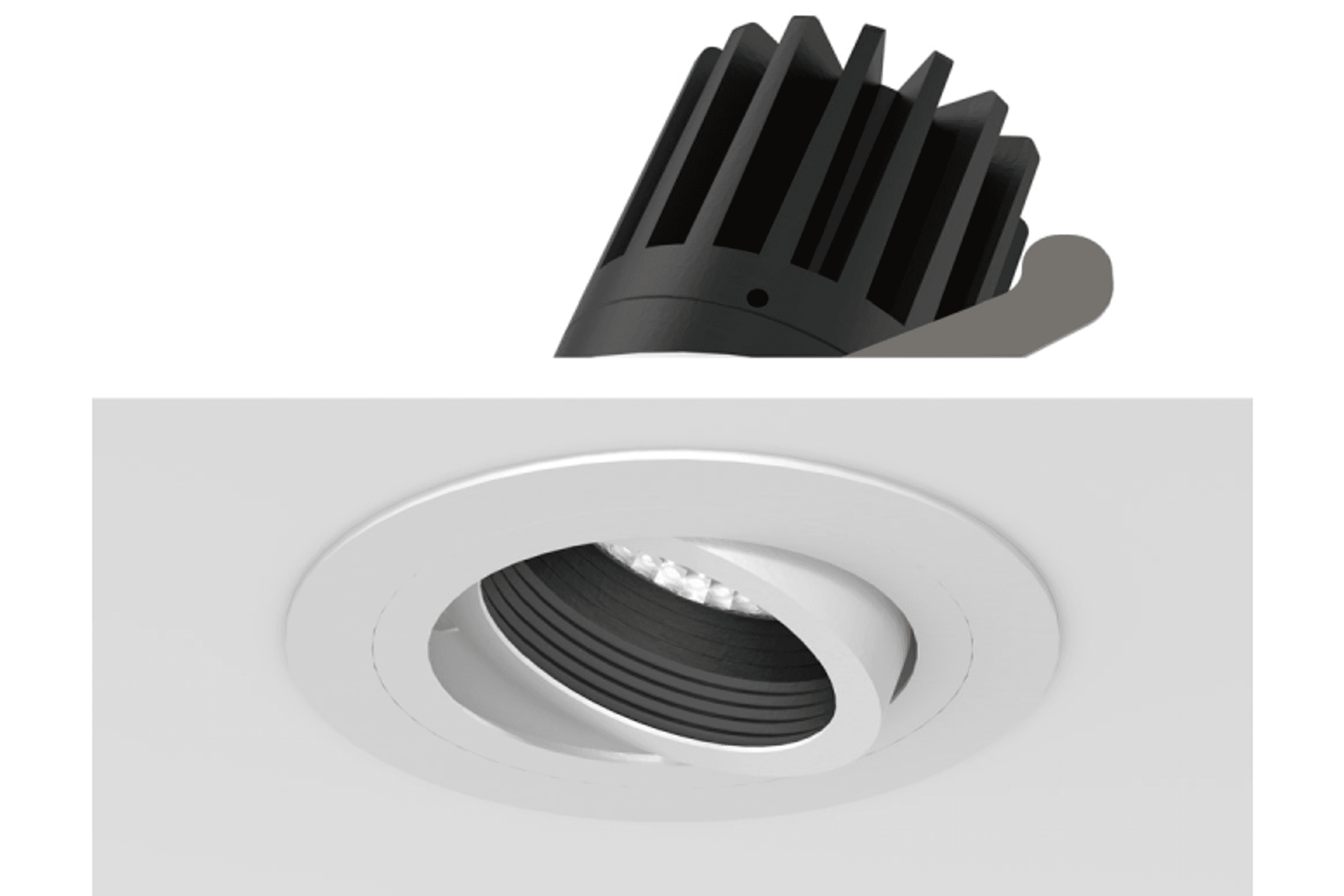 Round Tilt Recessed Downlight