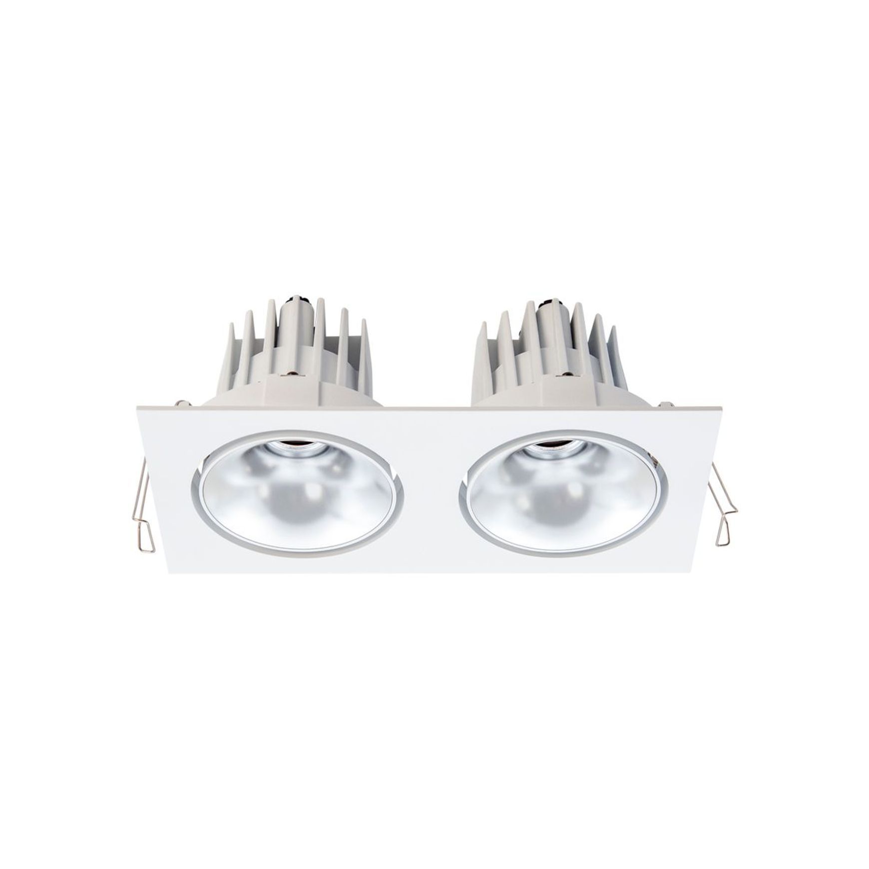 Cevon Dark Art Tilt/Rotate - 2x 14W Double Downlight