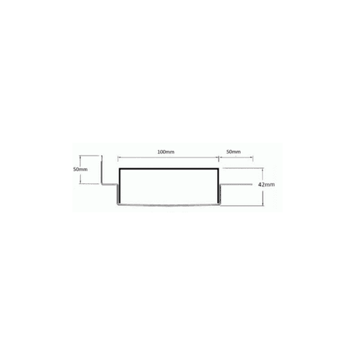 100TRiMTLF Tile Flange