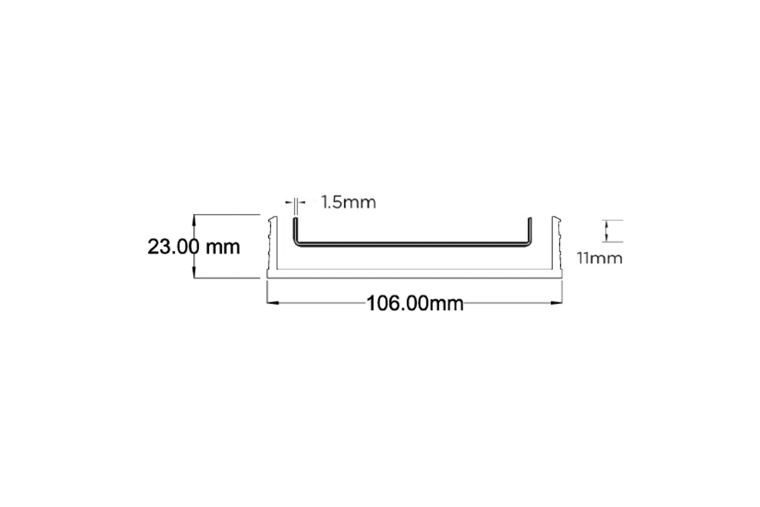 100TIGALLBL20 Tile Insert Drain
