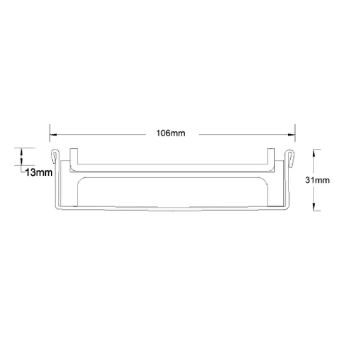 100Tii30MTL Tile Insert Drain