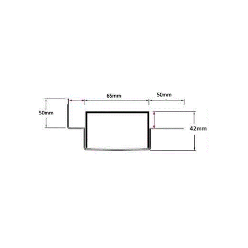 65TRiMTLF Tile Flange