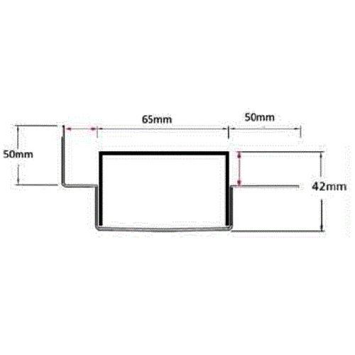 65TRiMTLF Tile Flange