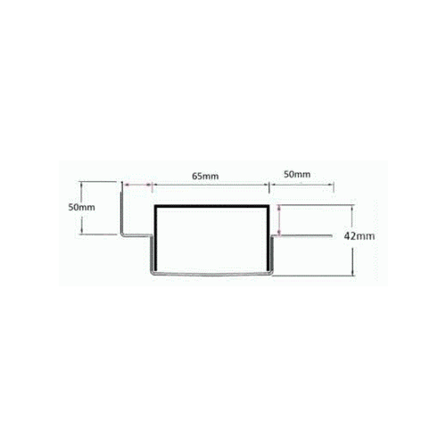 65PSiMTLF Tile Flange