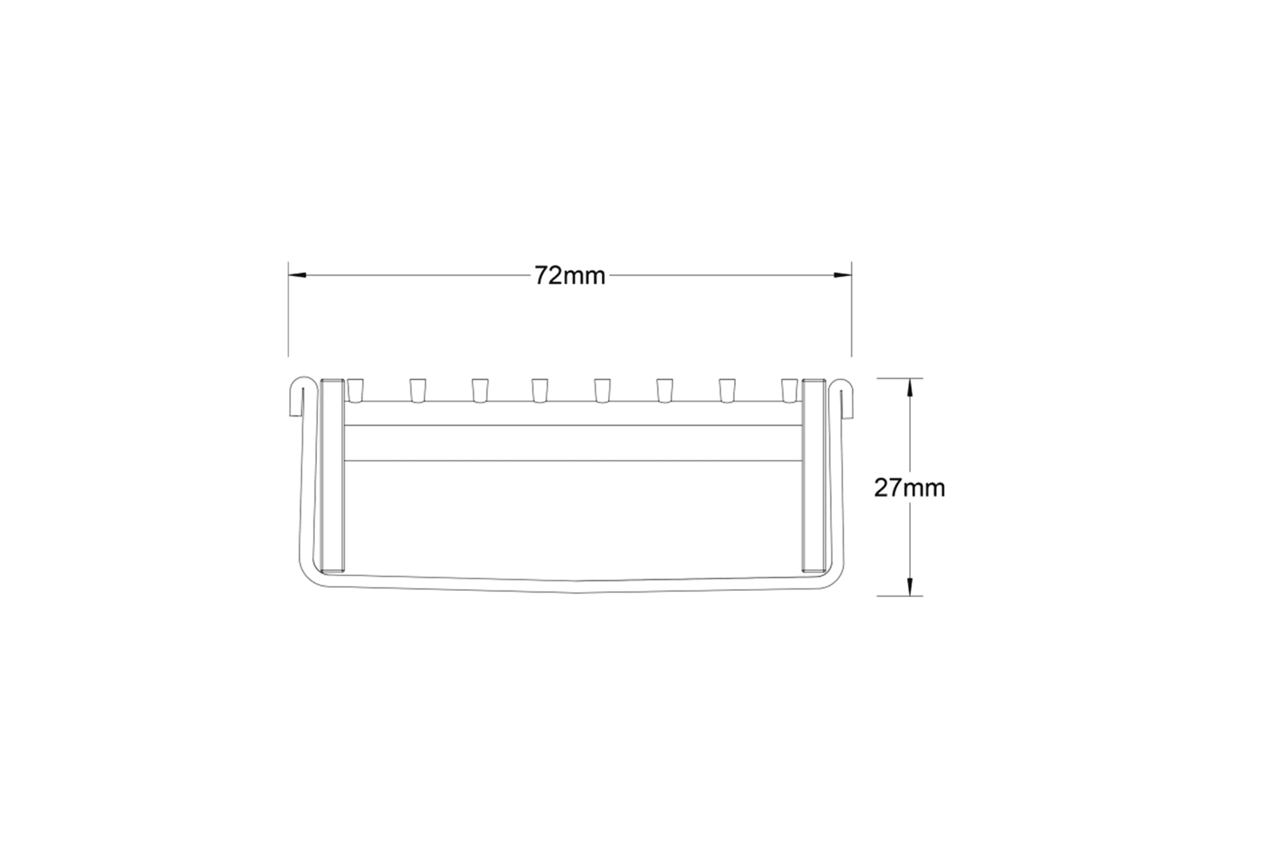 65TRiCO25 Standard Grate - 65mm Wide