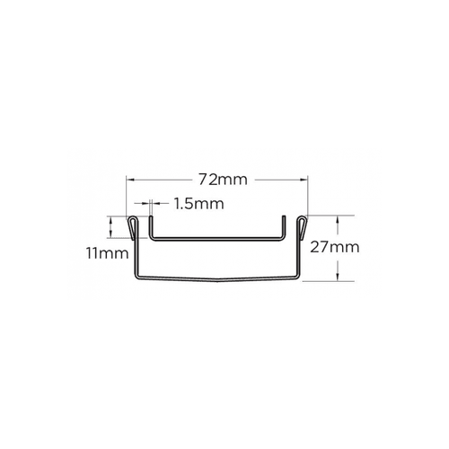65Tii25MTL Tile Insert Drain