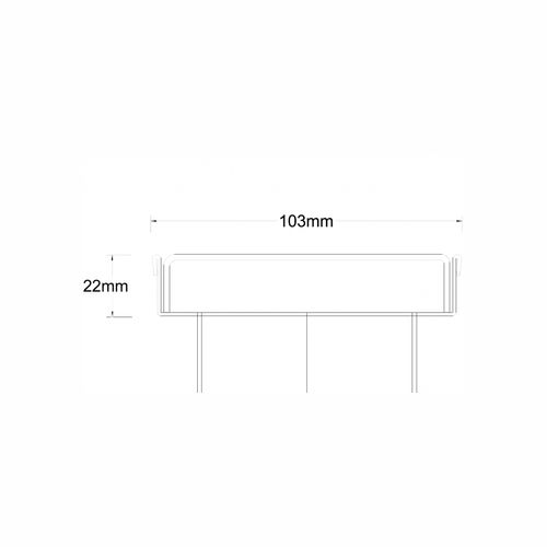 SQ100MND Square Floor waste