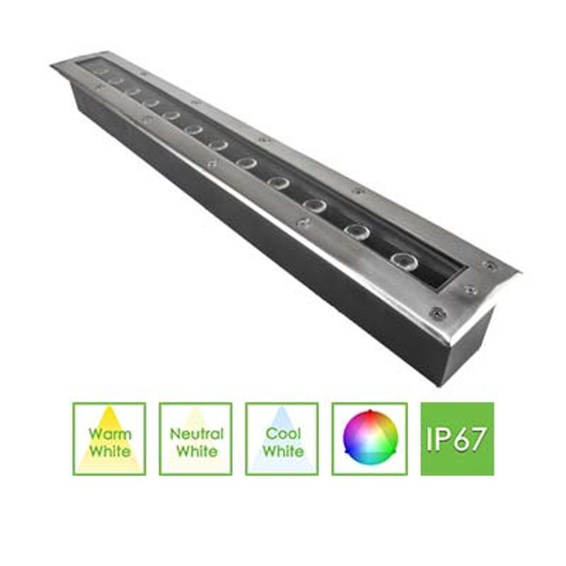 12W Rect Inground Light