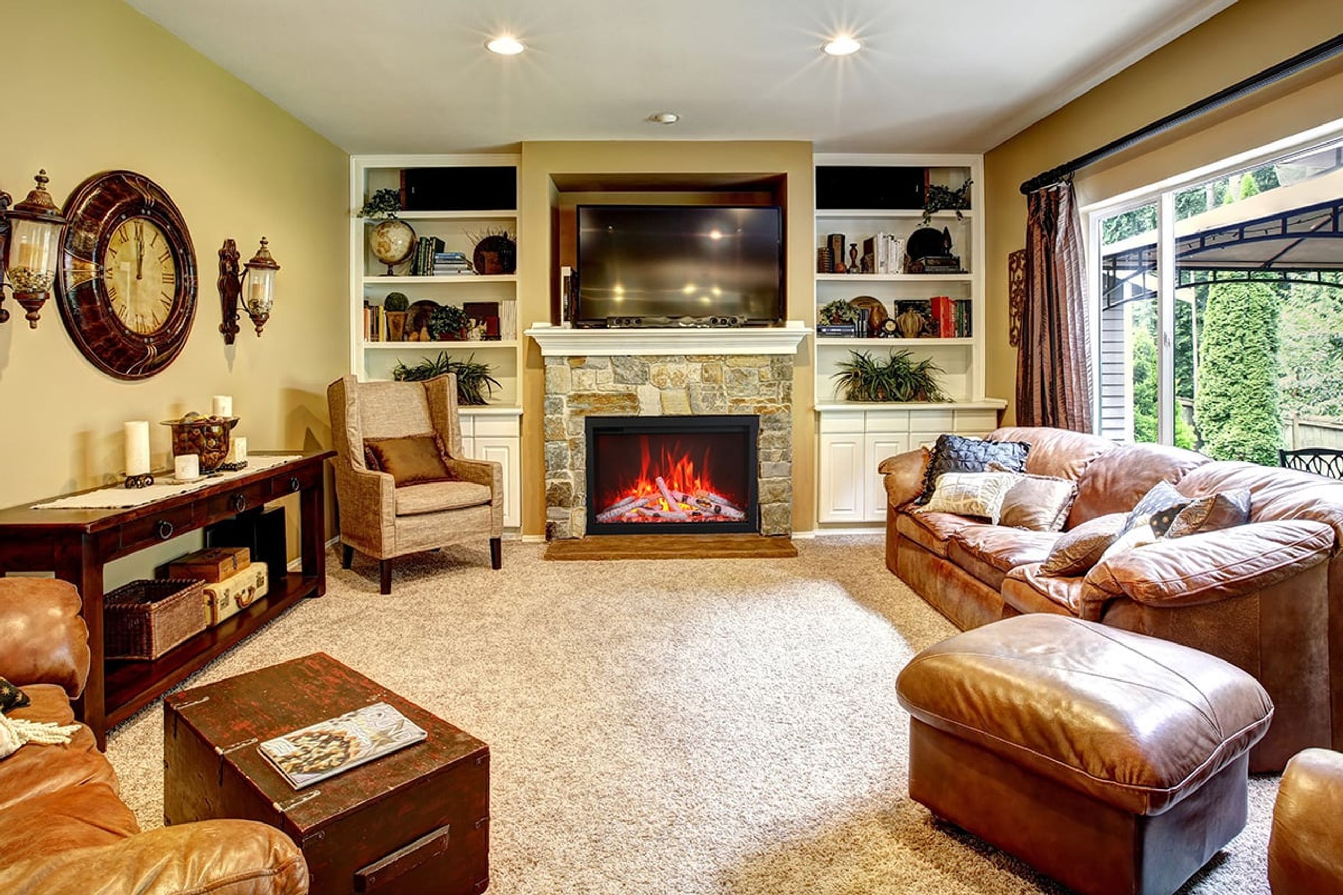 Amantii Traditional Trd33 Electric Fireplace