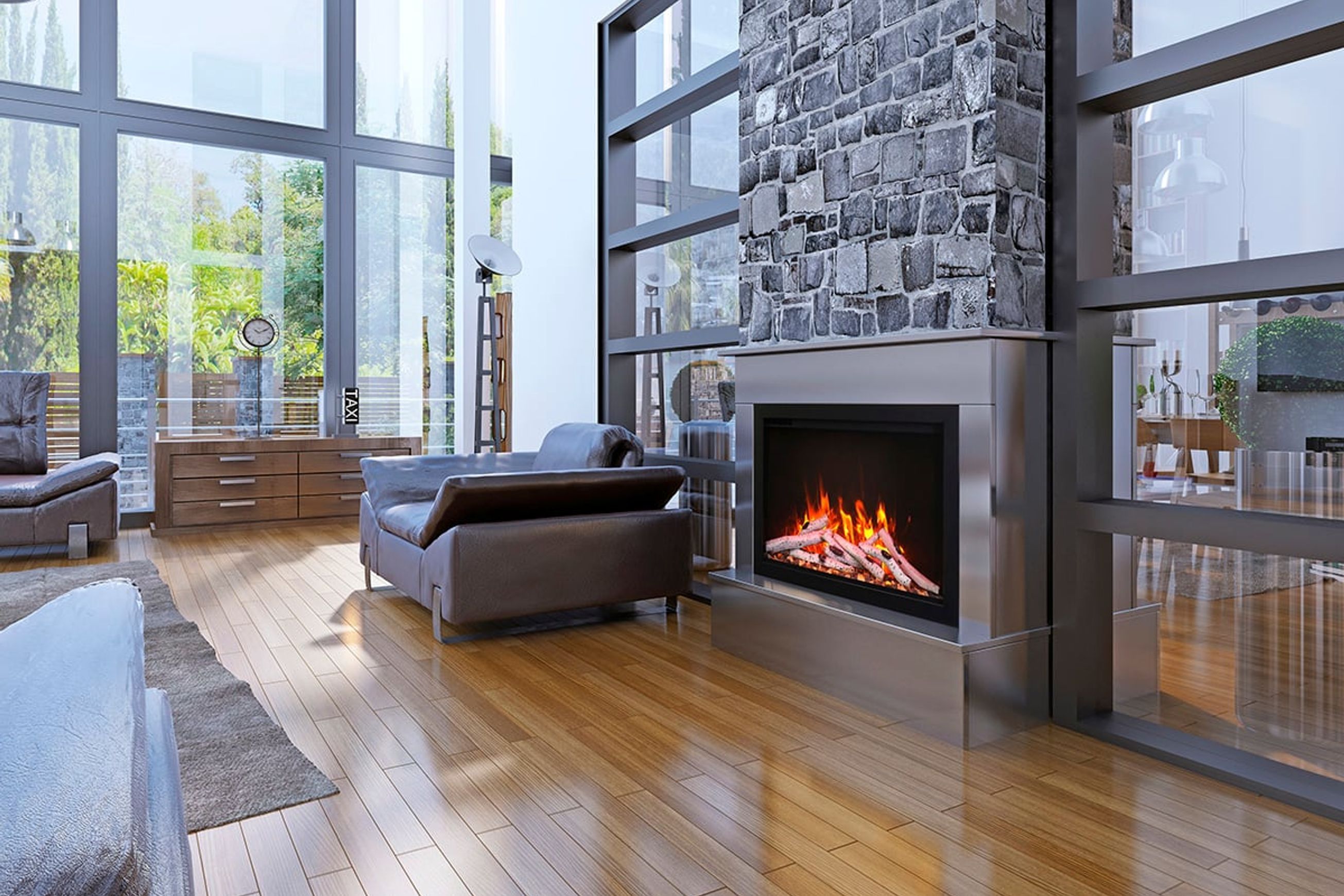 Amantii Traditional Trd33 Electric Fireplace