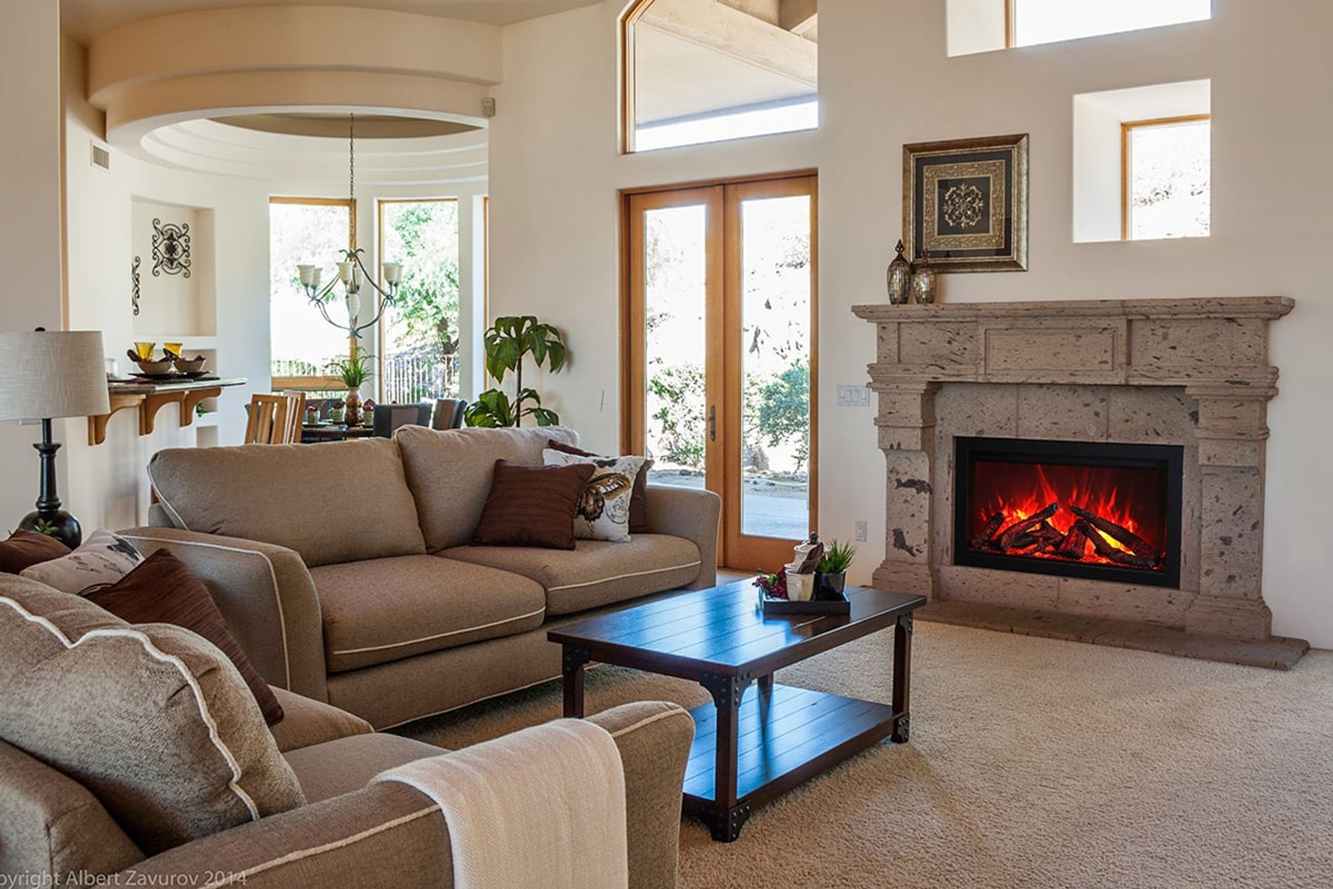 Amantii Traditional Trd44 Electric Fireplace
