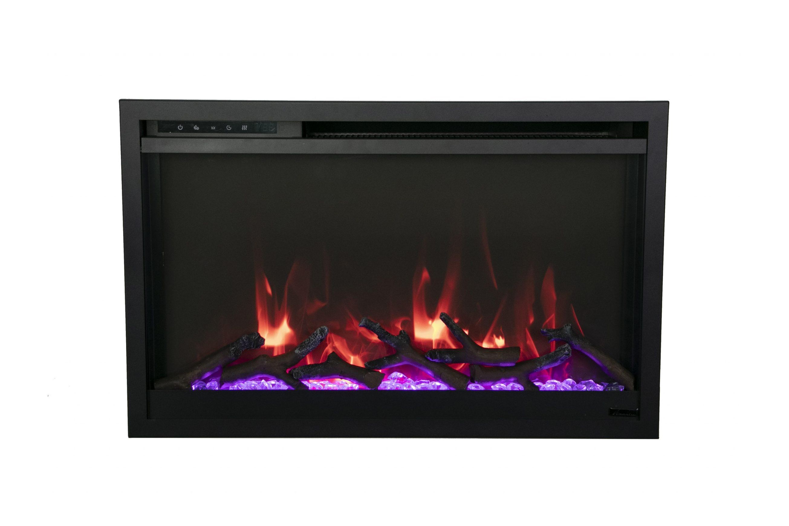 Amantii Traditional 30" Xtraslim Electric Fireplace