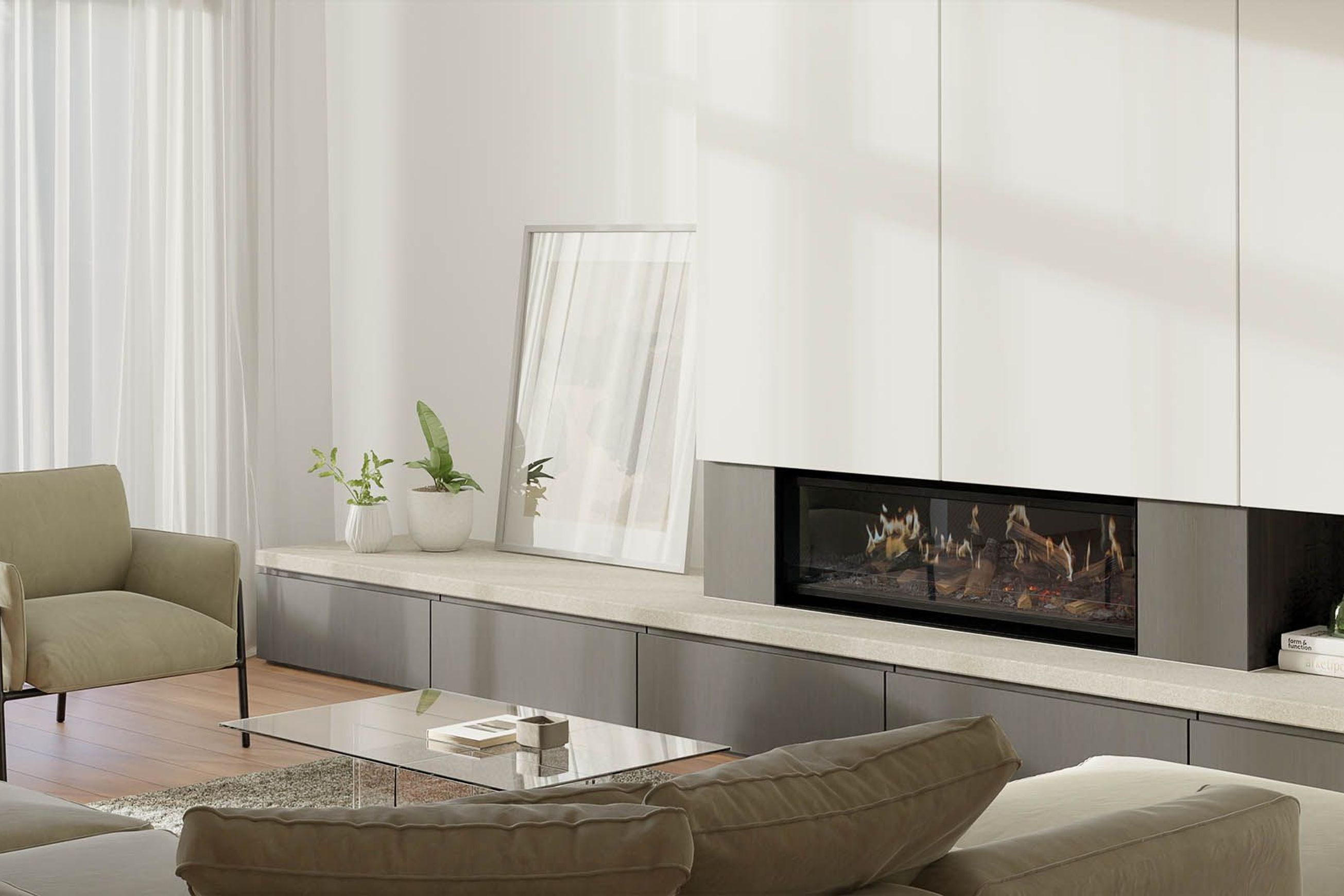 Escea LE1250 Holographic Electric Fireplace