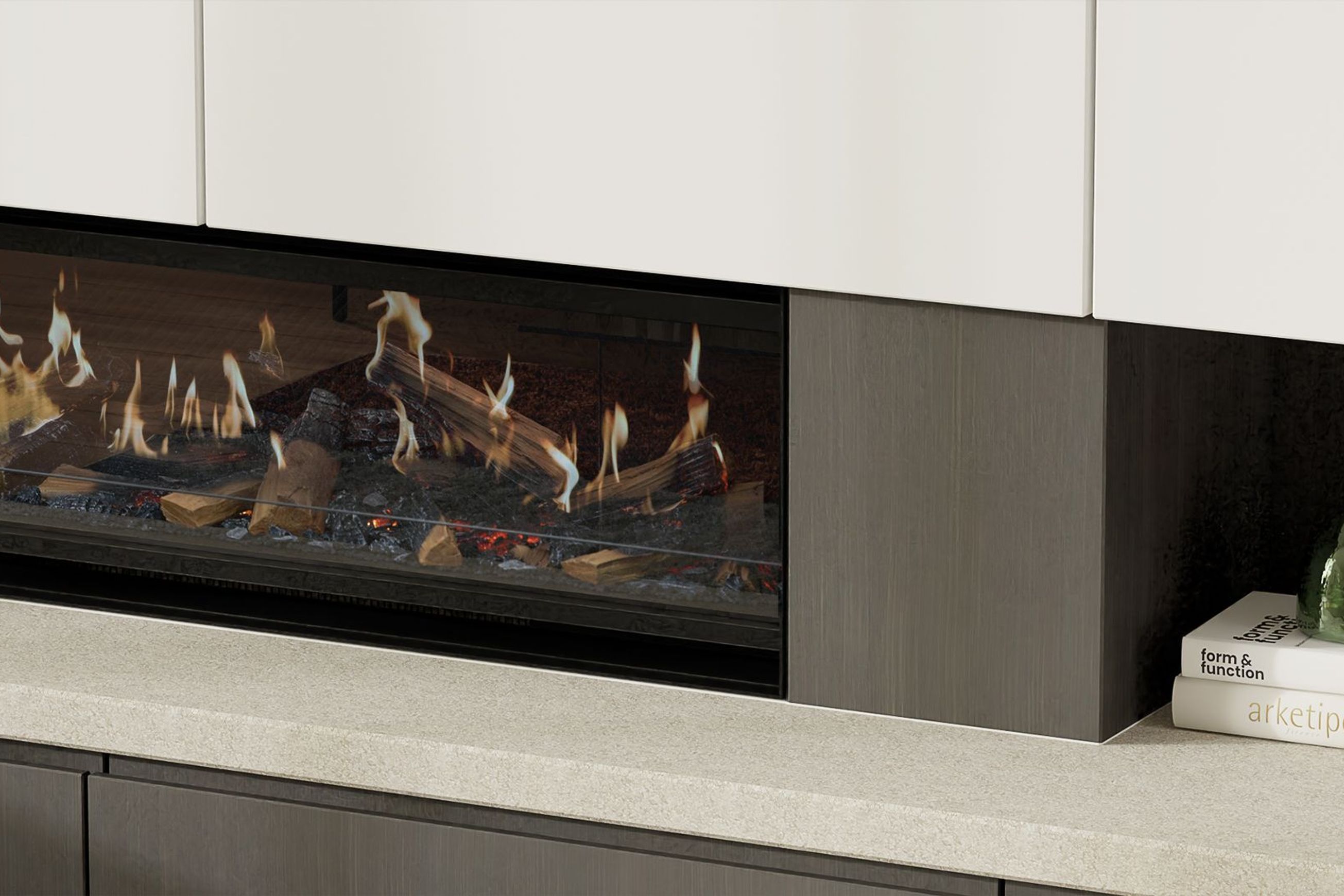 Escea LE1250 Holographic Electric Fireplace