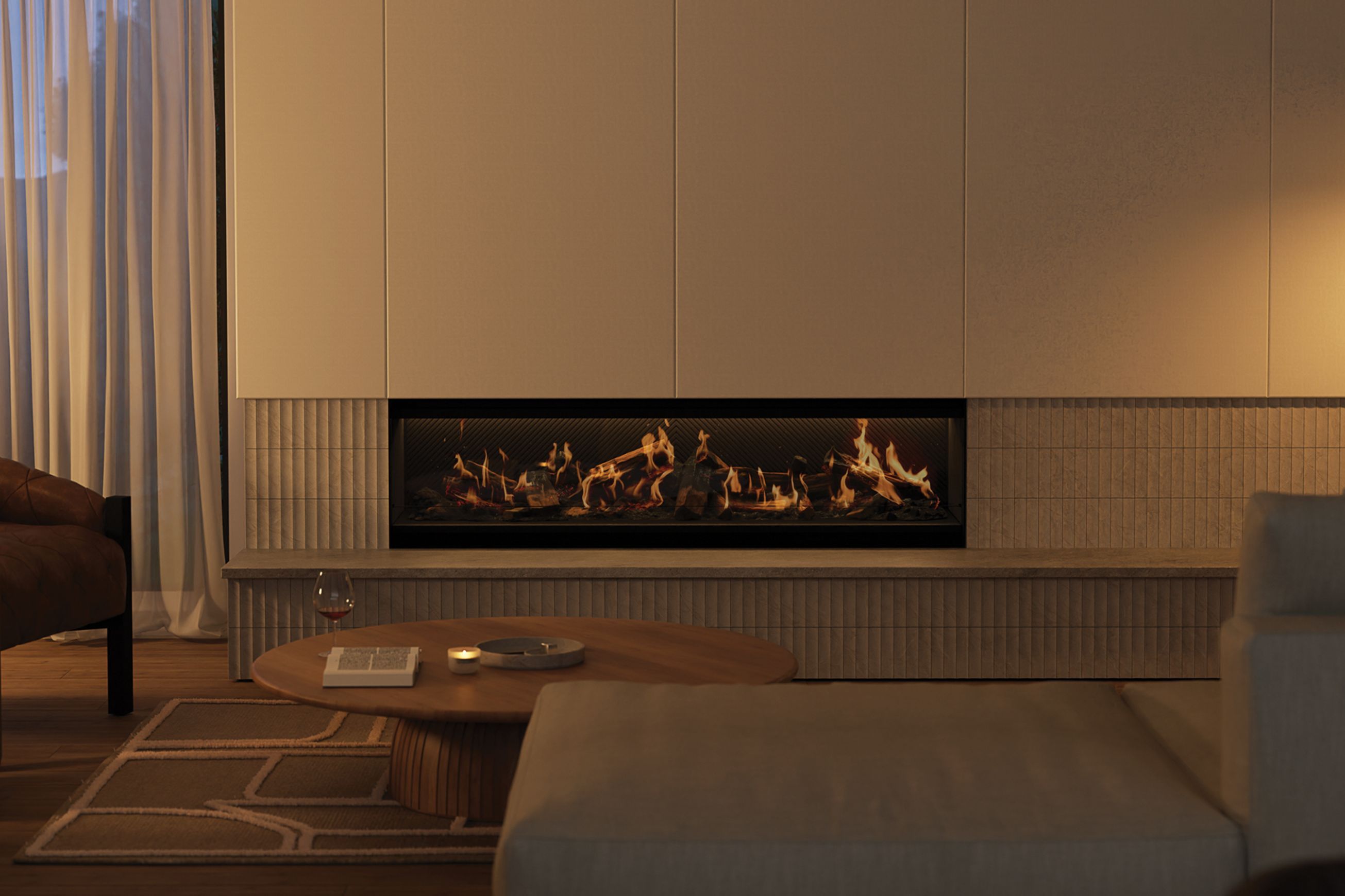 Escea LE1550 Holographic Electric Fireplace