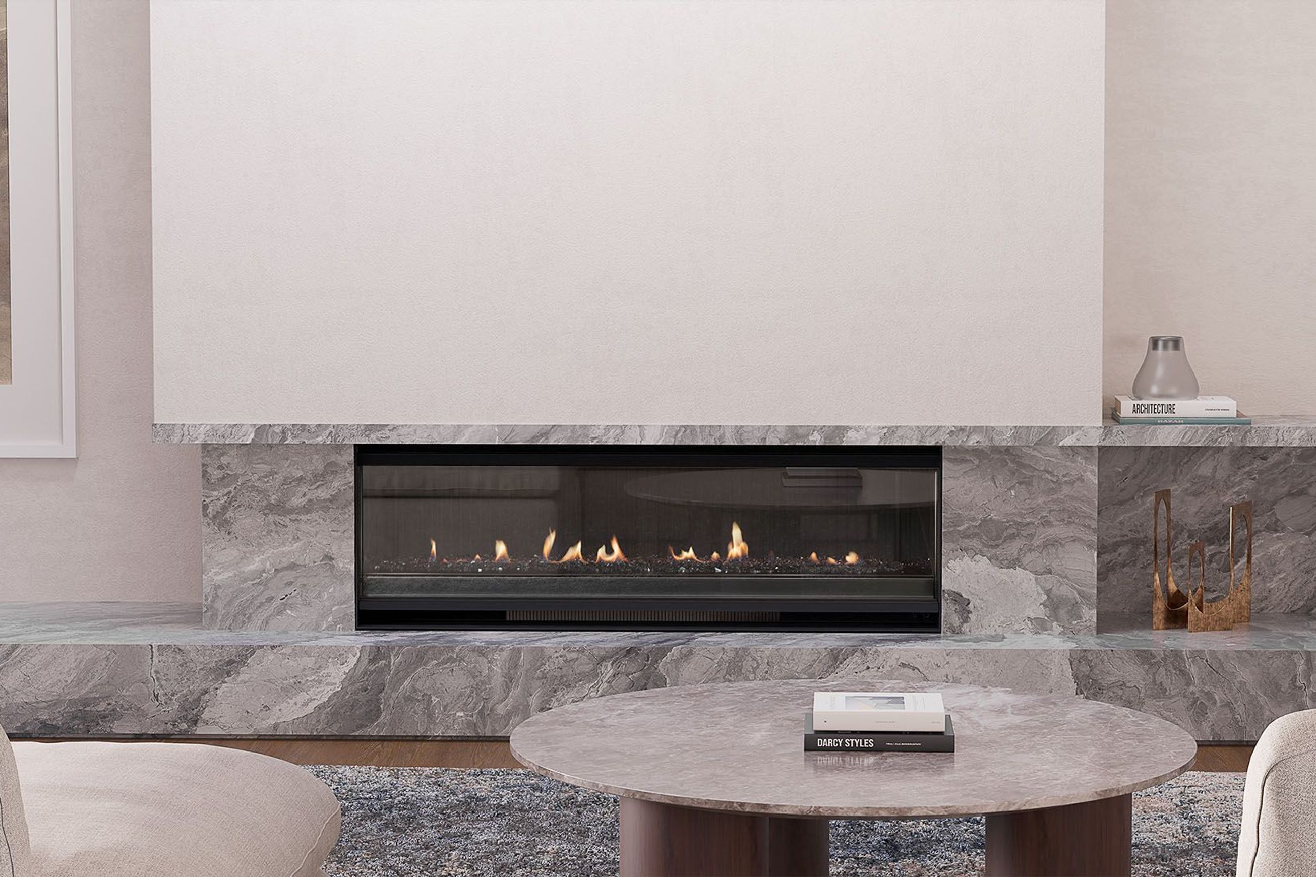 Escea LR1250 Inbuilt Electric Fireplace
