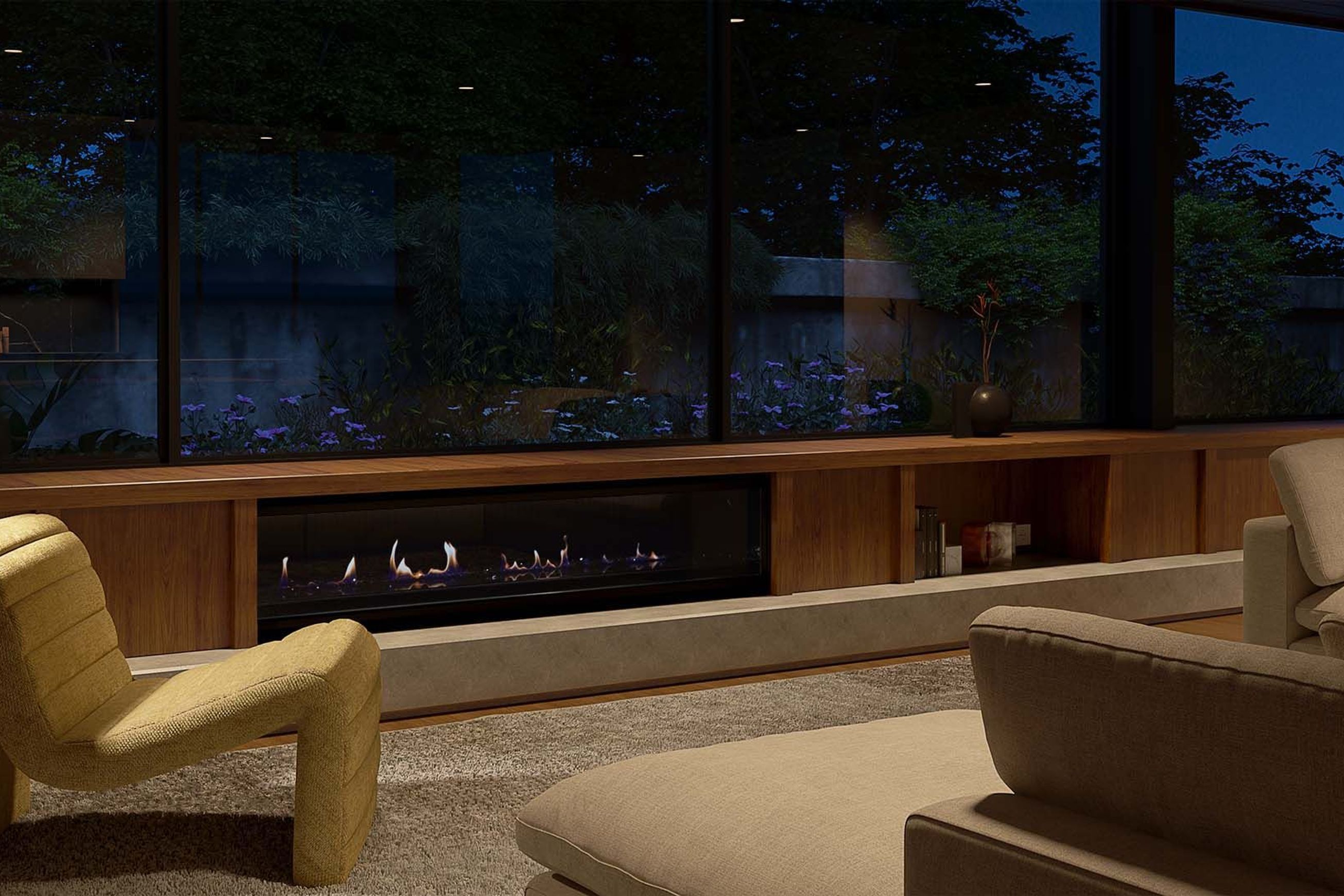 Escea LR1750 Inbuilt Electric Fireplace